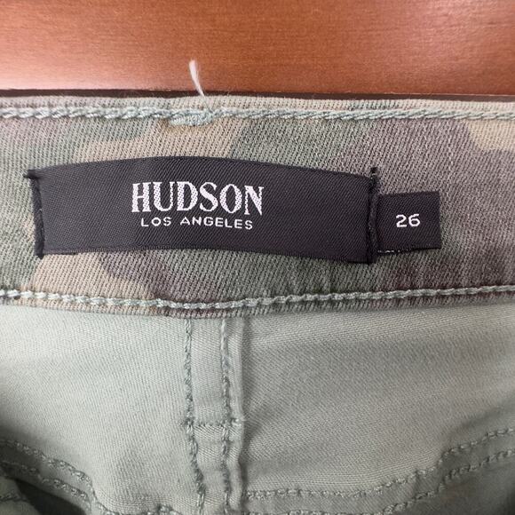 HUDSON BARBARA SUPER SKINNY ANKLE JEANS IN CAMO PRINT NWT WOMEN'S SIZE 26 - Picture 15 of 15